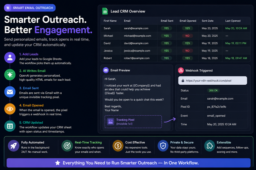 AI-Powered Email Outreach & Engagement Automation